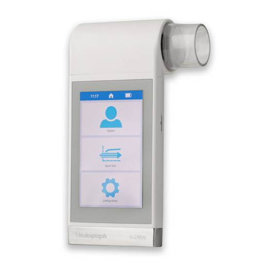 Vitalograph 2120 Hand Held Spirometer In2itive and SpV